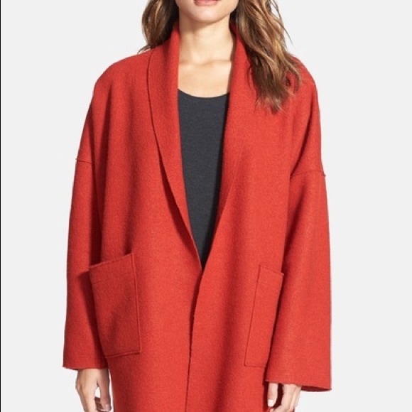 Like New Eileen Fisher Boiled Wool 